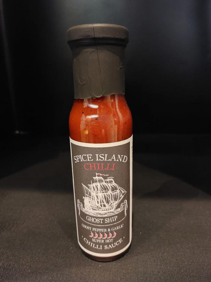The Surrey Butchers: Spice Island Chilli - Ghost Ship - Ghost Pepper & Garlic Super Hot Chilli Sauce - 250ml